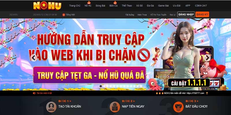 Hướng dẫn đăng nhập Nohu666 chi tiết nhất